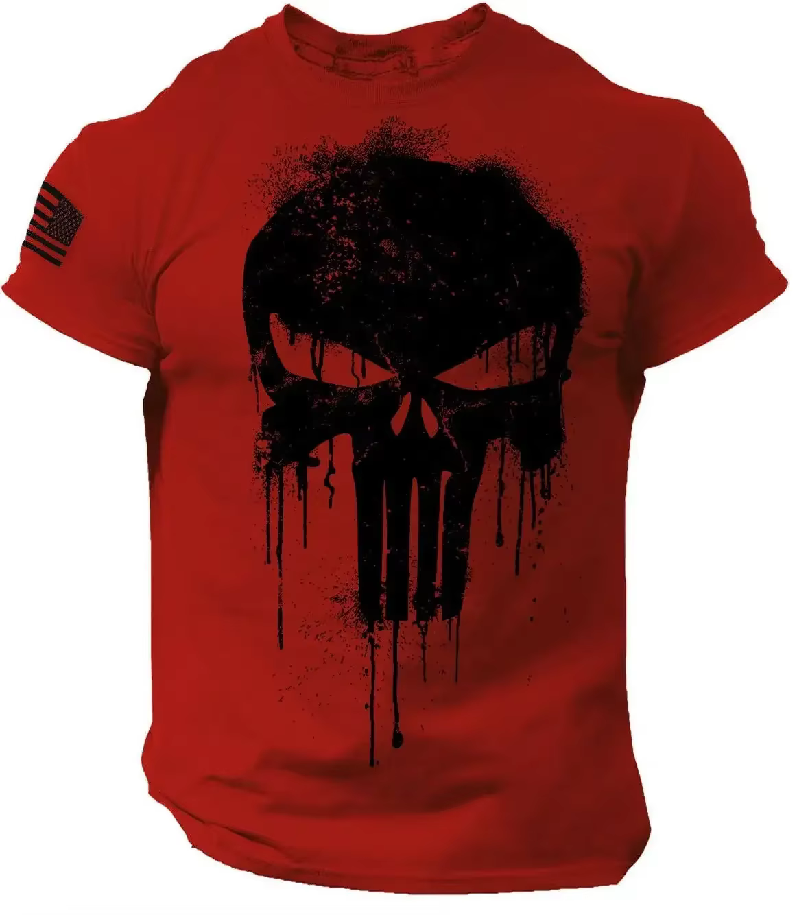 T-shirt pour homme, imprimé 3D patriotique