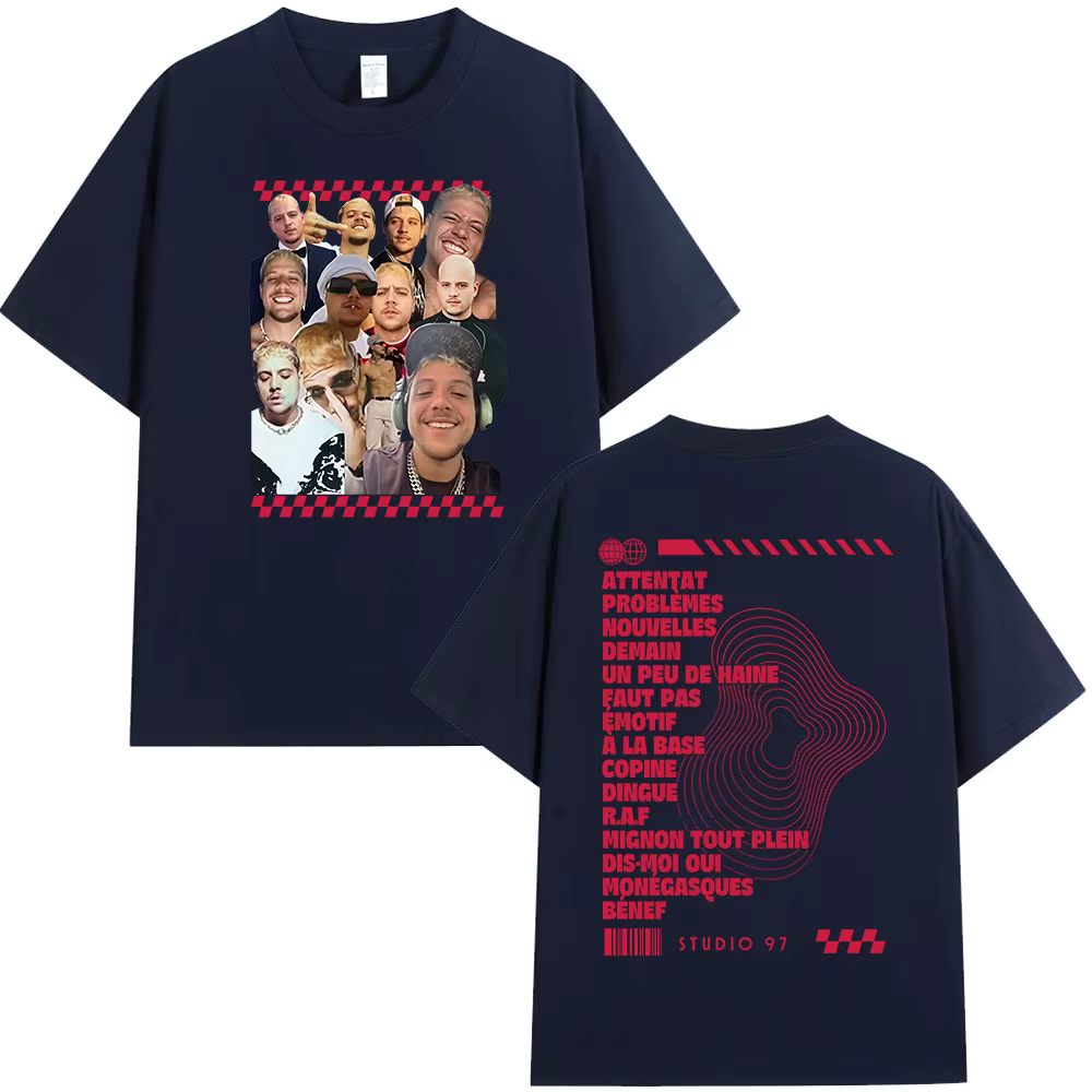 Rappeur Plk Portrait graphique T-shirt hommes femmes vêtements mode Hip Hop T-shirts décontracté coton manches courtes