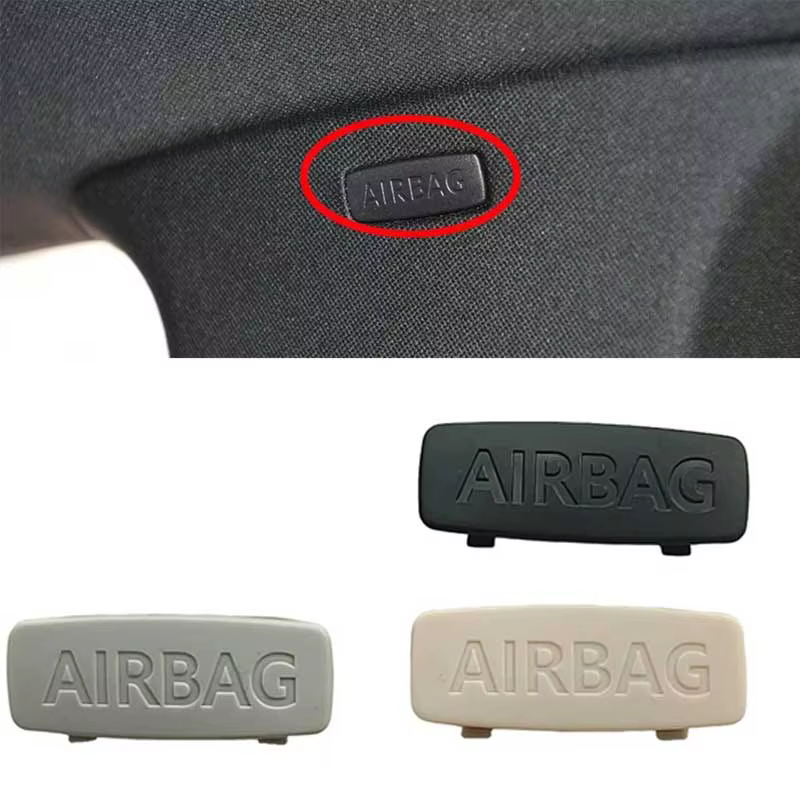 Cache-bouton de l'airbag décoratif pour montants A, B, C, compatible avec Volkswagen CC Golf MK5-6 Jetta Passat Polo Touran