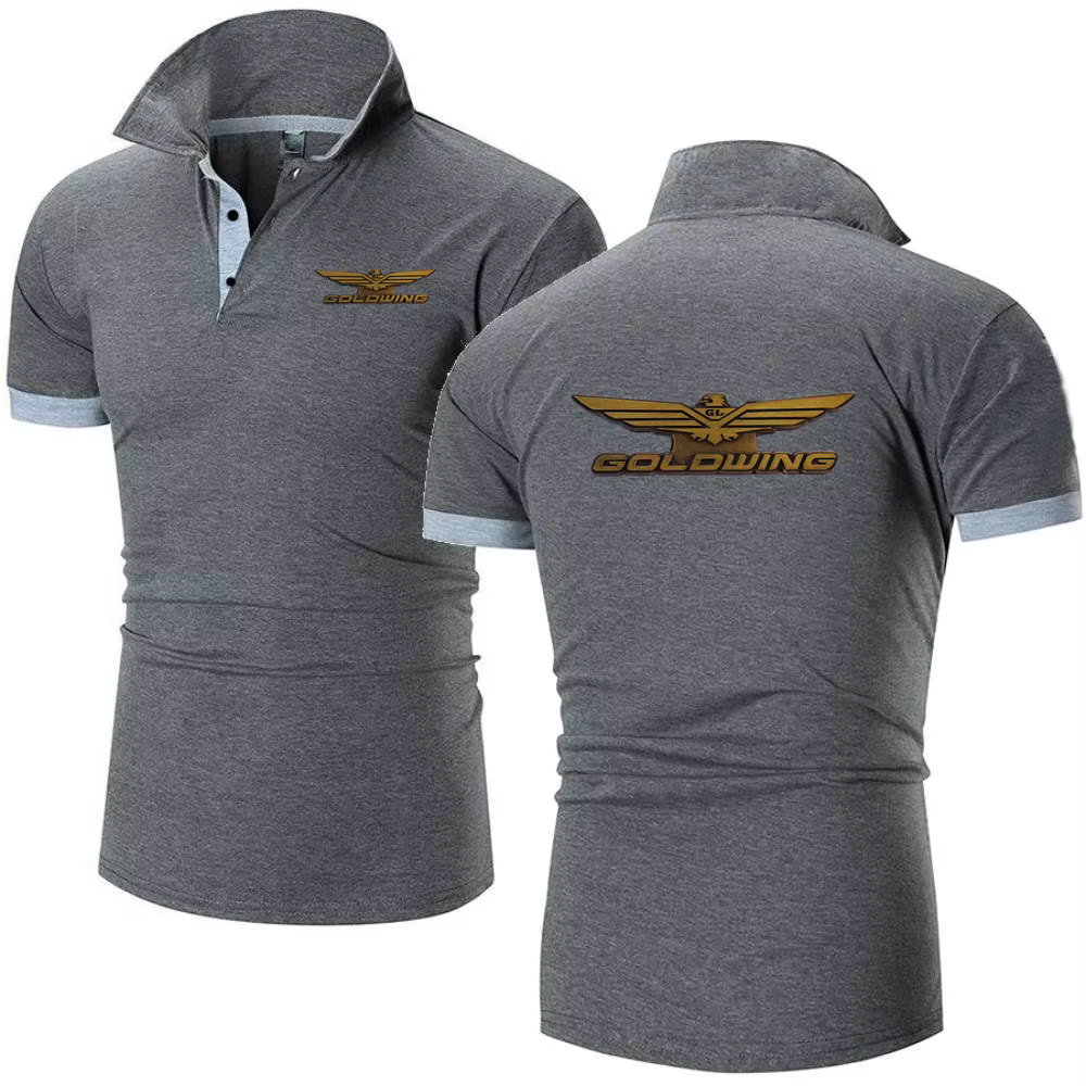 Polos Goldwing GL1800 japon motos revers t-shirts à manches courtes