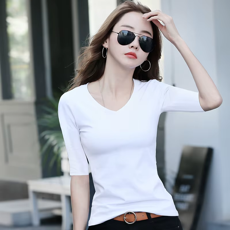 MRMT 2026 Nouveau T-shirt pour femme à manches mi-longues