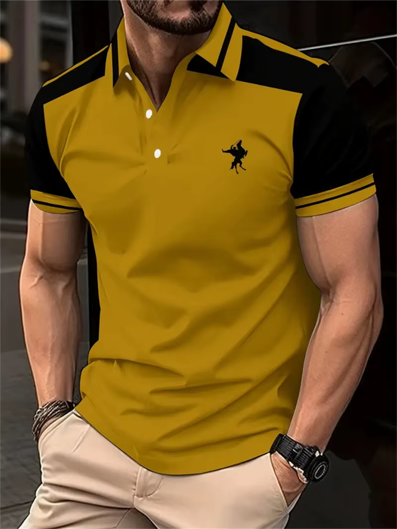 Polo à manches courtes pour hommes