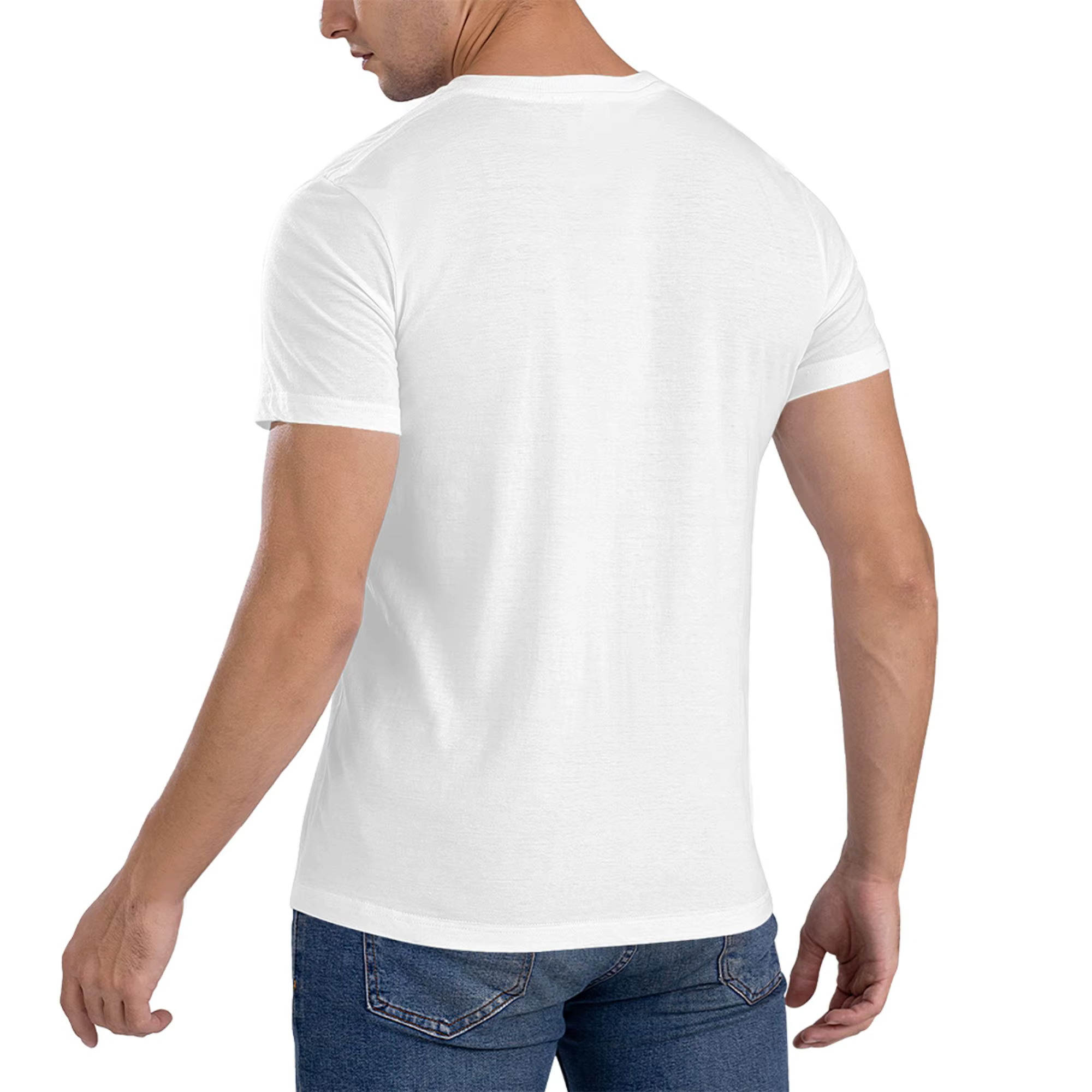 T-shirt pour hommes en coton 100% avec motif Big Boss avec flèche pointant vers le bas