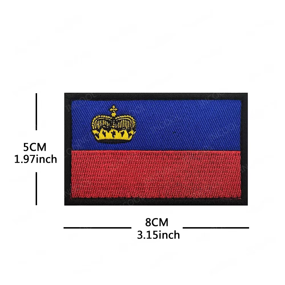 Drapeaux européens drapeau National allemagne France royaume-uni espagne lituanie Patch brodé Appliques tactiques brassard Badges décoratifs