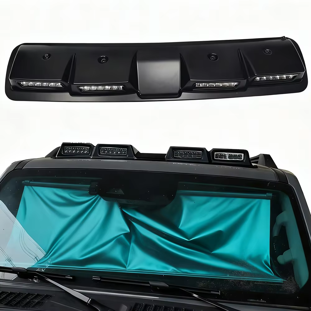 Accessoires tout-terrain universels LED feux de toit lampes de toit avant becquet de toit antibrouillard accessoires extérieurs de voiture