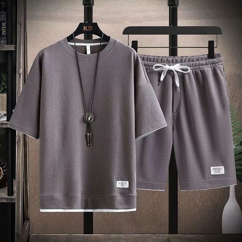 T-shirt gaufré pour hommes