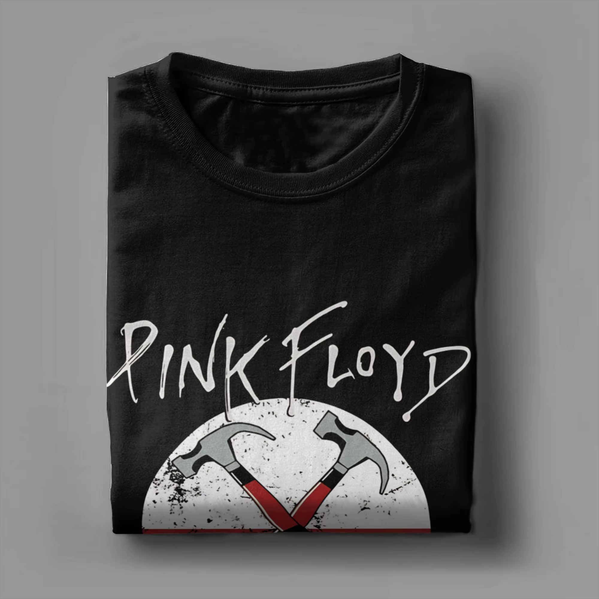 T-shirts pour hommes P-Pink Floyds Hammer Pink