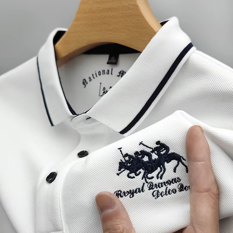 Polo de marque haut de gamme pour hommes