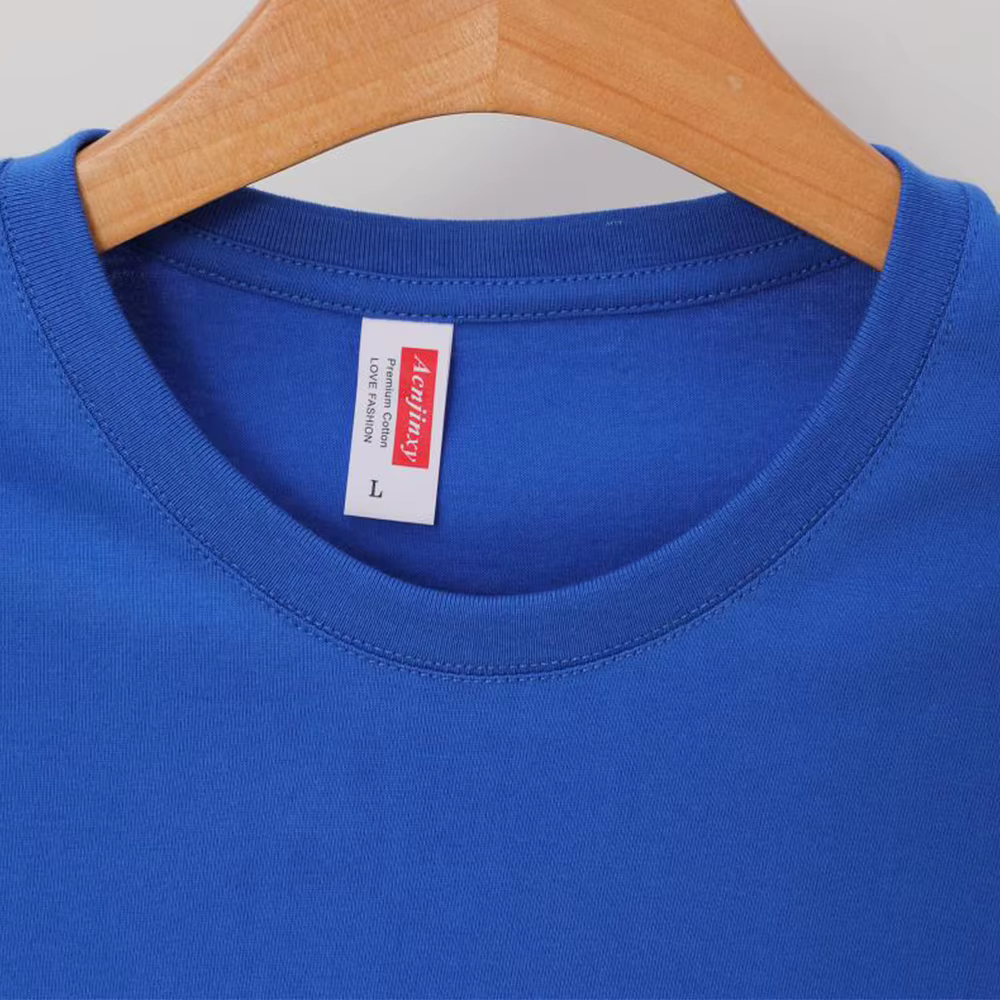 T-shirt unisexe à col rond pour hommes
