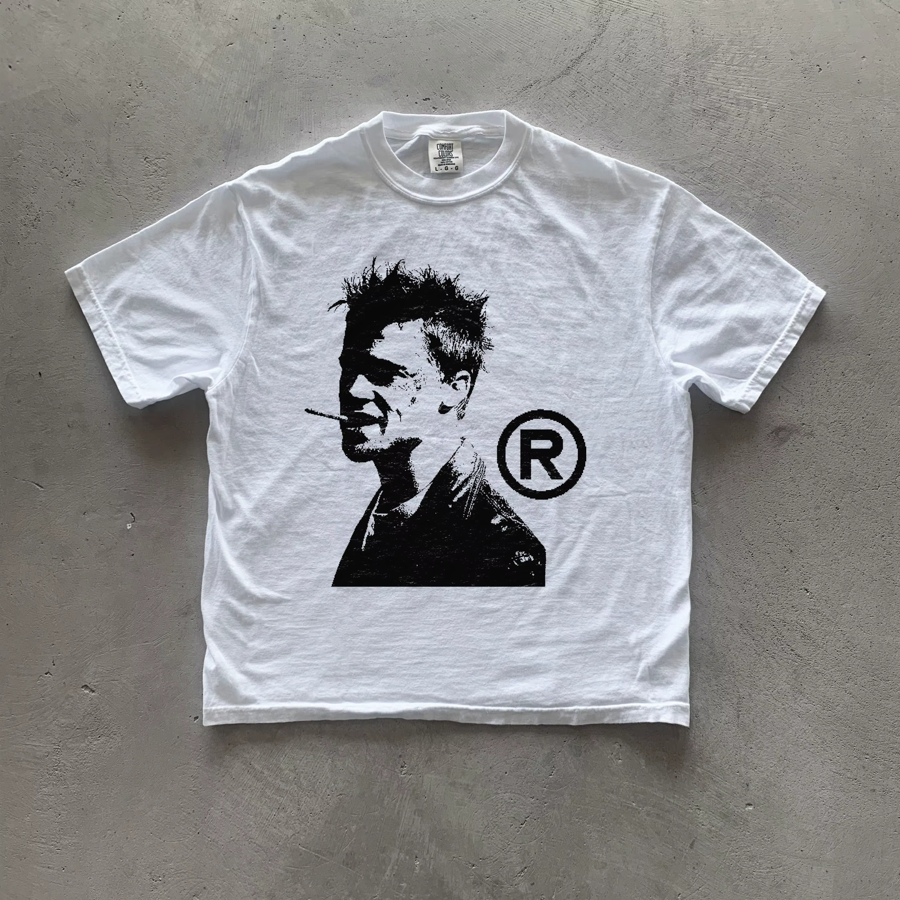 T-shirt rétro américain « Fight Club » pour toutes les saisons
