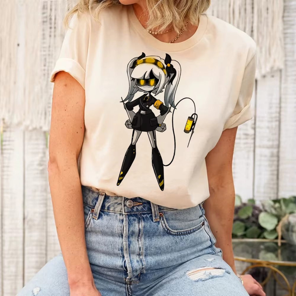 Murder Drones t-shirt fille respirant années 2000 confortable coloré graphique psychédélique