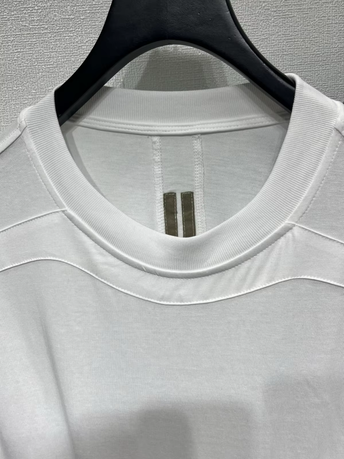 RO déconstruction épissage coupe couleur unie manches T-shirt hommes femmes haute qualité coton T petit haut t-shirts