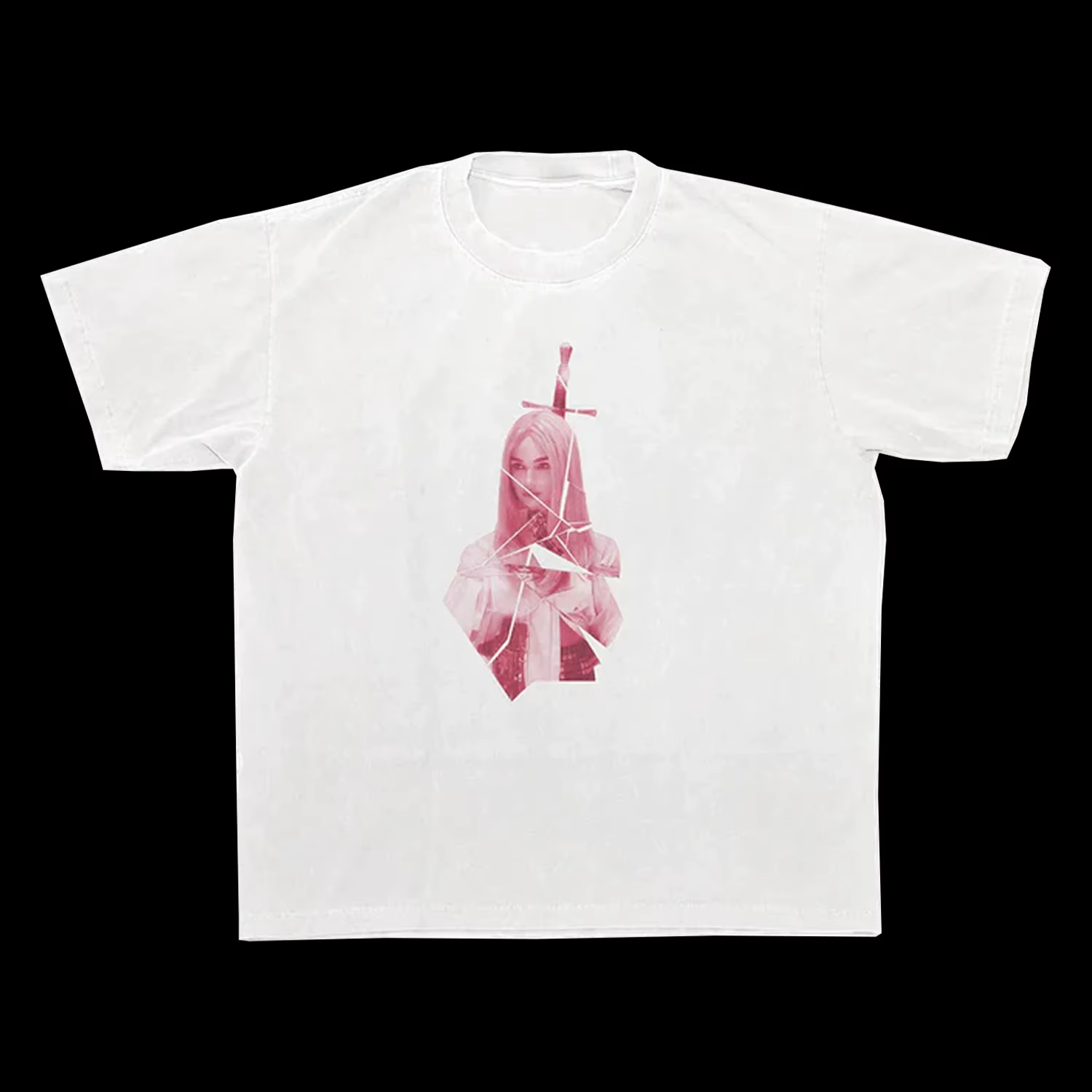 T-shirt en coton unisexe avec motif de chanteuse américaine Poppy 2026