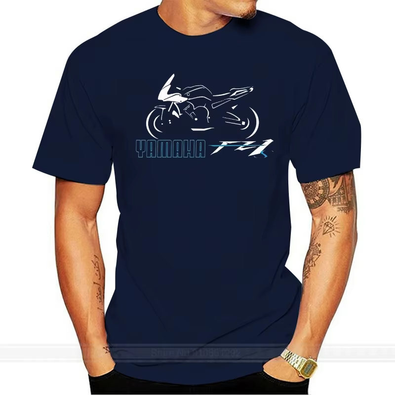T-shirt de moto décontracté pour hommes, T-shirt Fazer, Japon, Mode, Nouveau