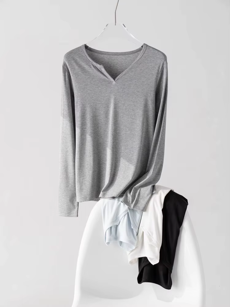 T-shirt uni pour femme
