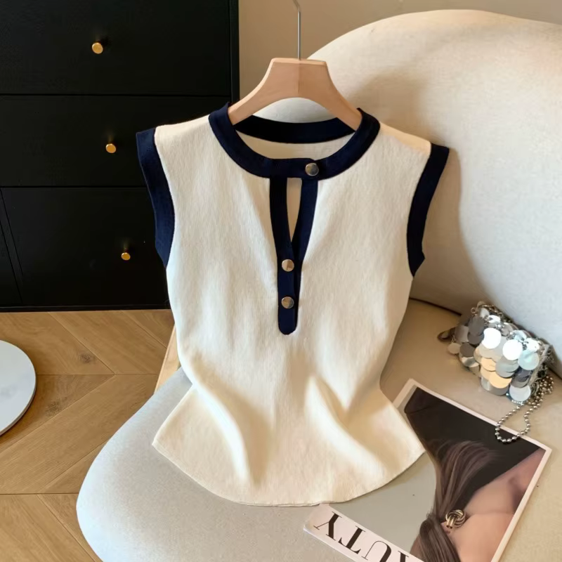 T-shirt sans manches élégant pour femme