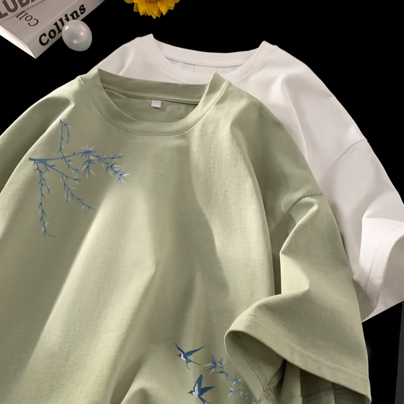 T-Shirt Respzed Blanc en Coton pour Homme