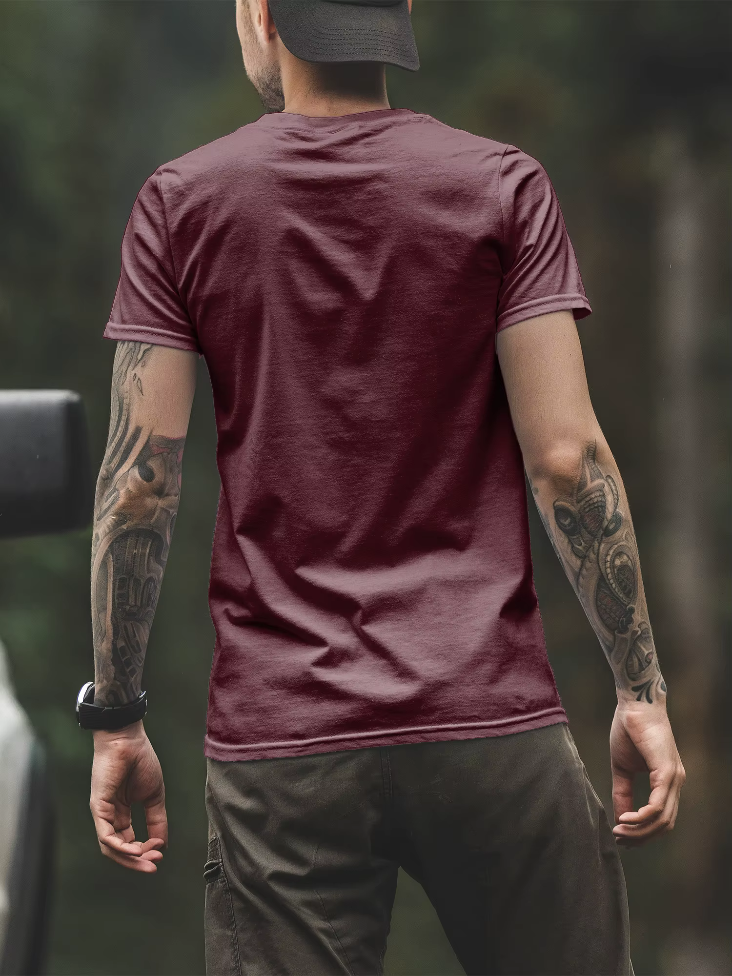 T-shirt à manches courtes pour homme – Imprimé graphique Popeye le marin