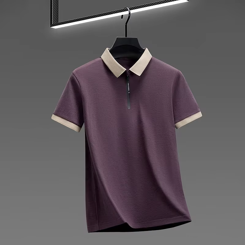 Nouveau Polo Homme 2026 à Col Zippé