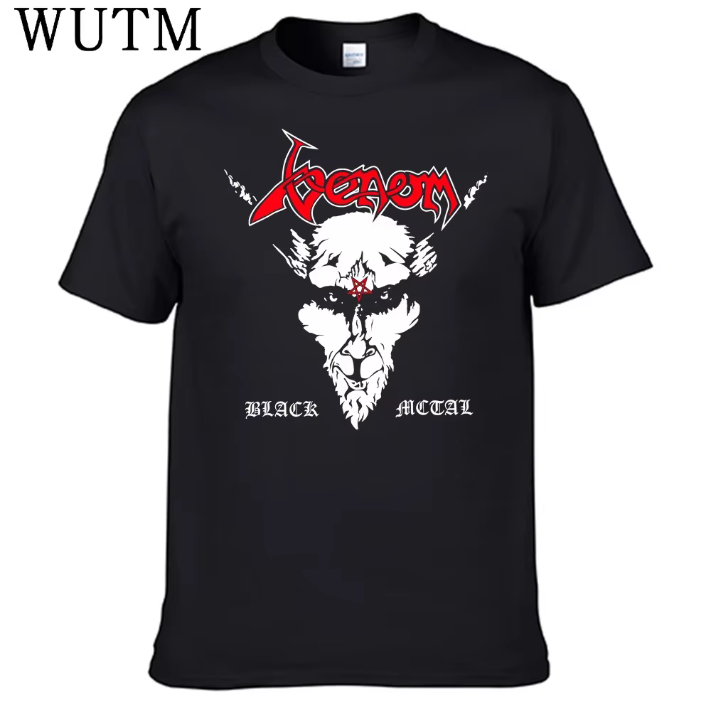 T-shirt Band Venom pour hommes, 100% coton