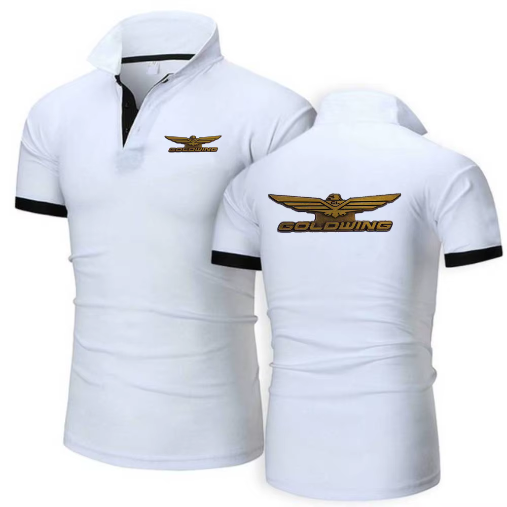 Polos Goldwing GL1800 japon motos revers t-shirts à manches courtes