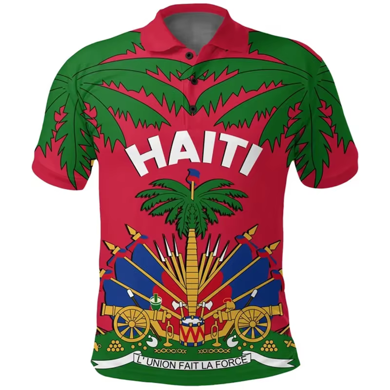 T-shirt imprimé 3D à manches courtes pour hommes