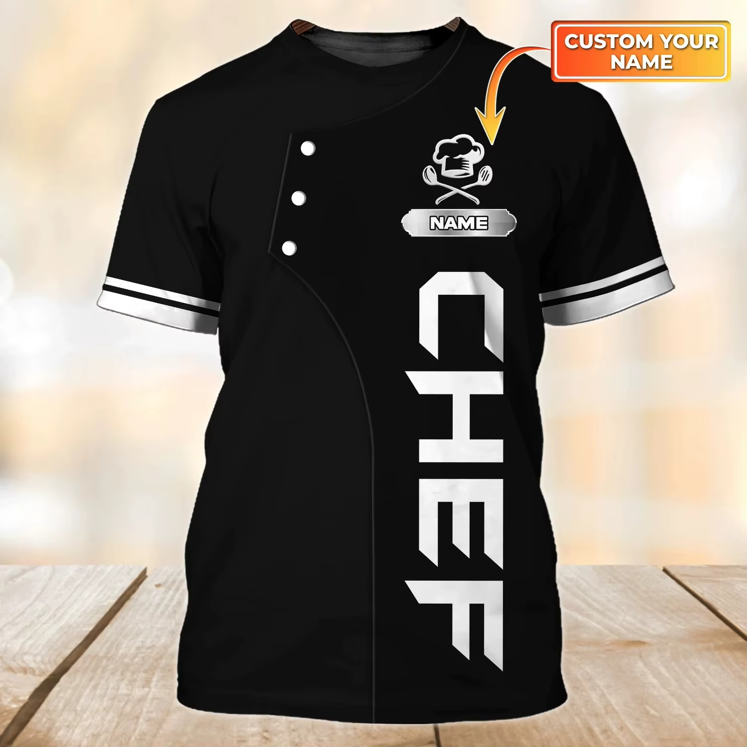 T-shirt unisexe Chef Life