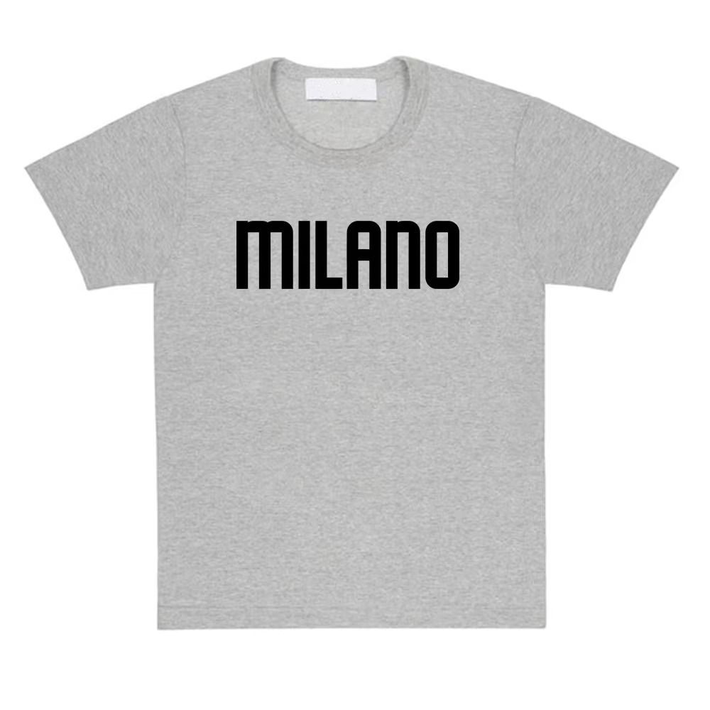 T-shirt imprimé Milano City pour hommes et femmes