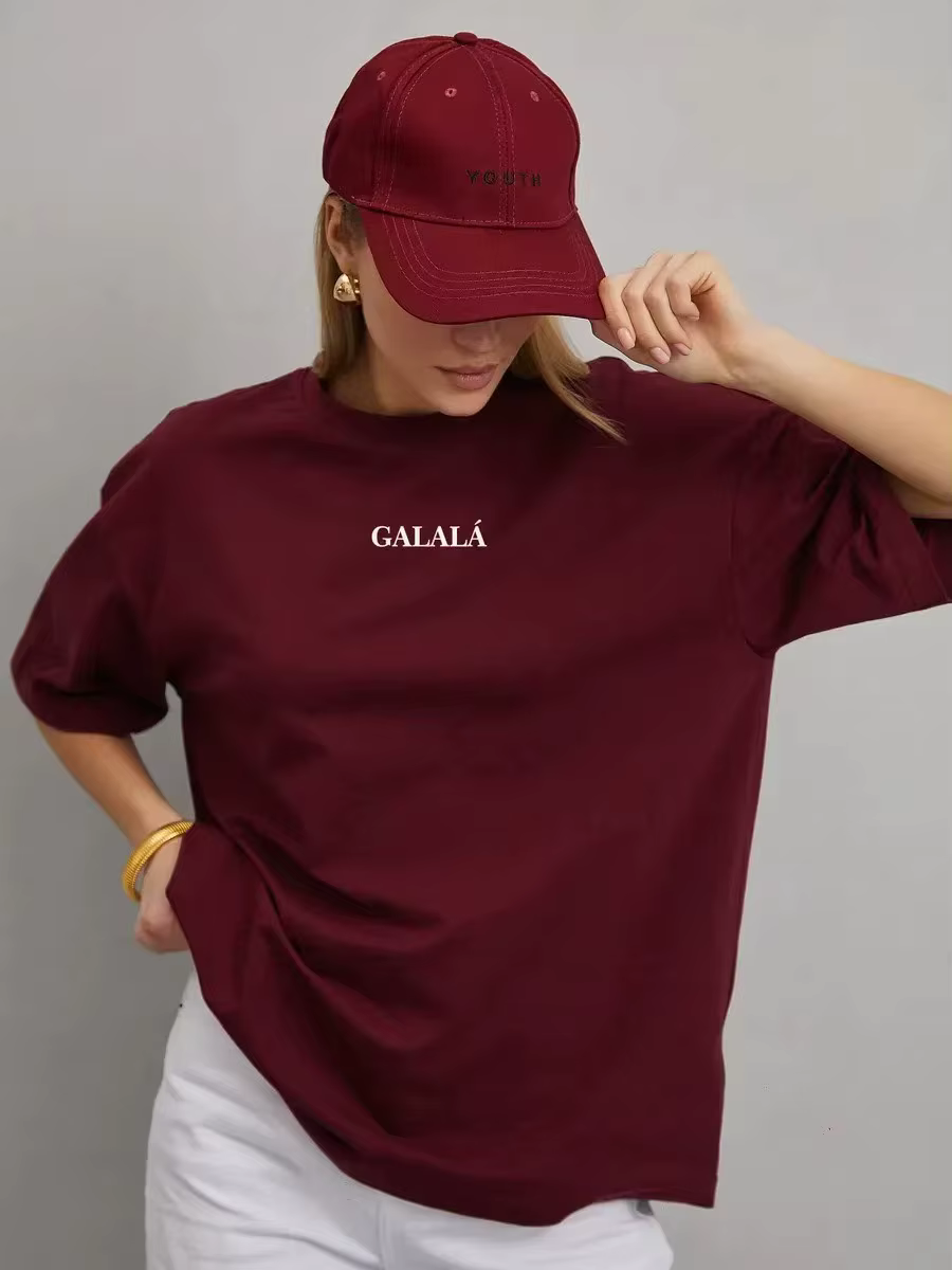 CGC 2025 nouveau Vintage femmes graphique T-shirt 100% coton été à manches courtes y2k hauts décontracté surdimensionné