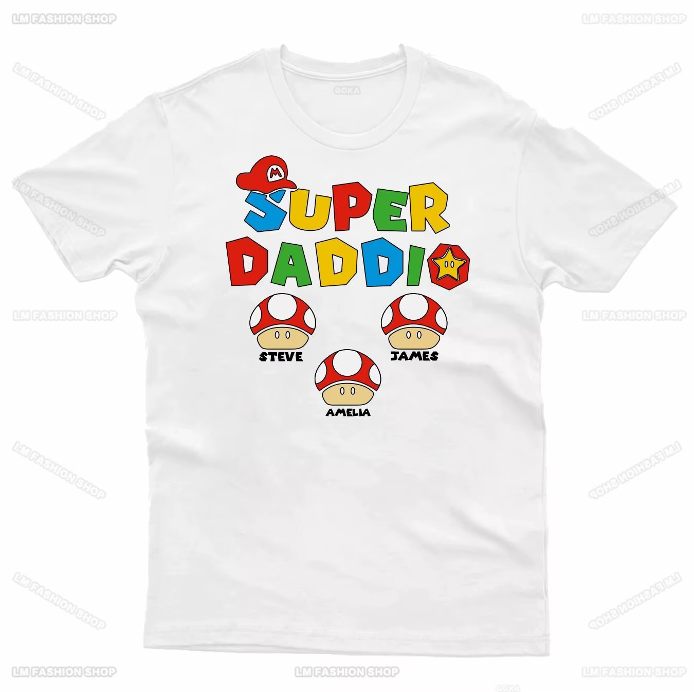 T-shirt personnalisé Super Daddio