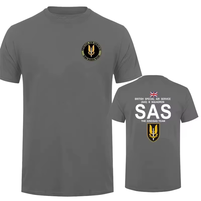 T-shirt militaire SAS Sniper pour hommes