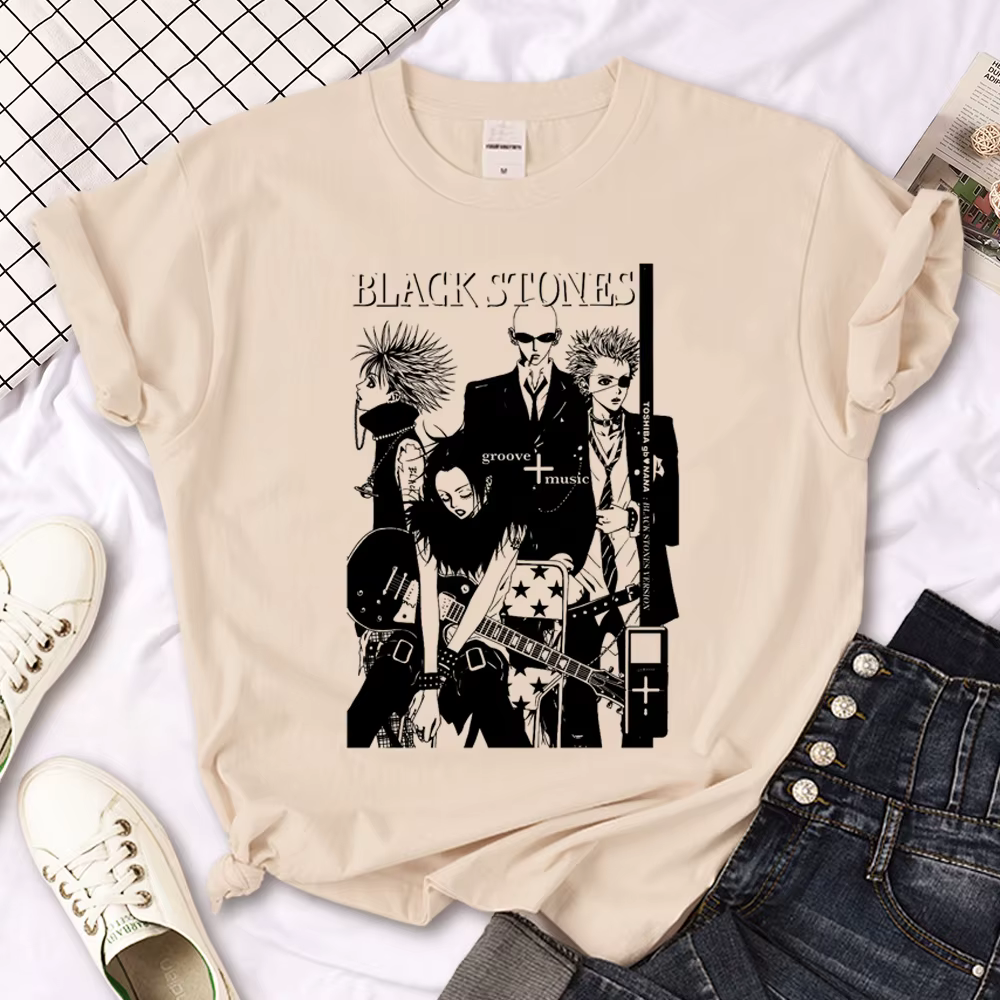 T-shirt Nana pour femmes, vêtement humoristique de styliste japonais