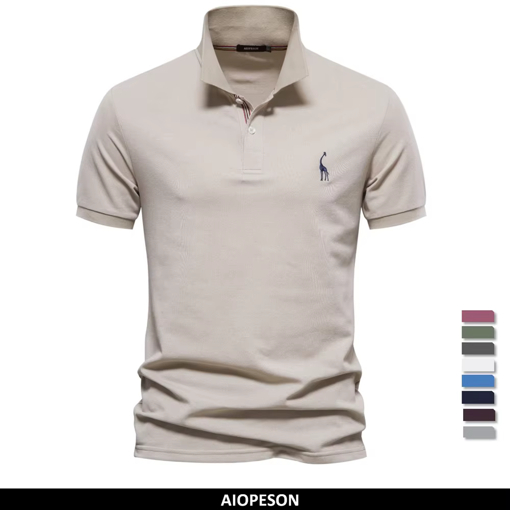 AIOPESON marque hommes polos coton