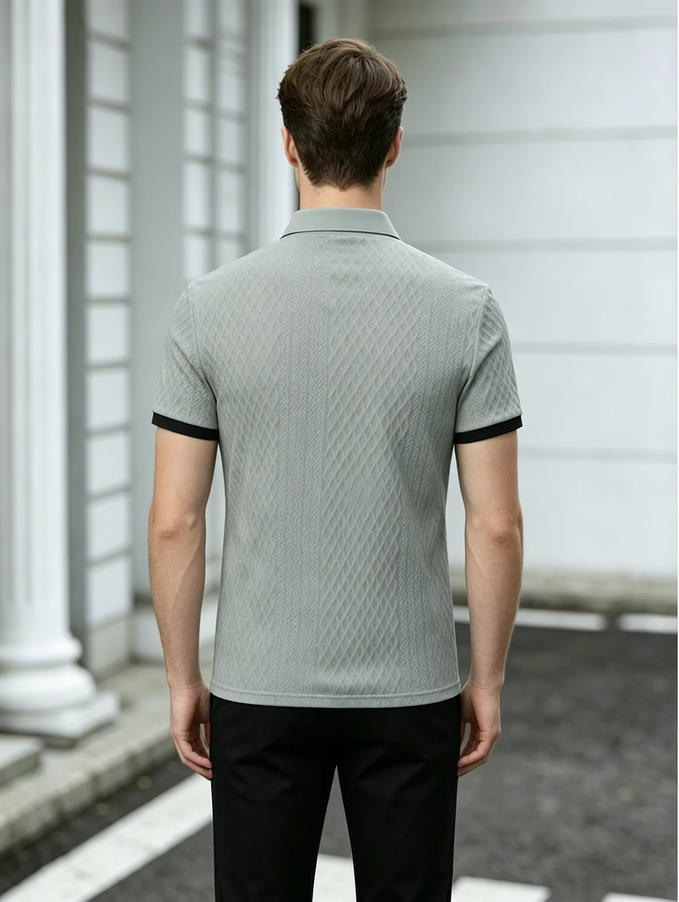 Chemises polo pour hommes au style décontracté chic