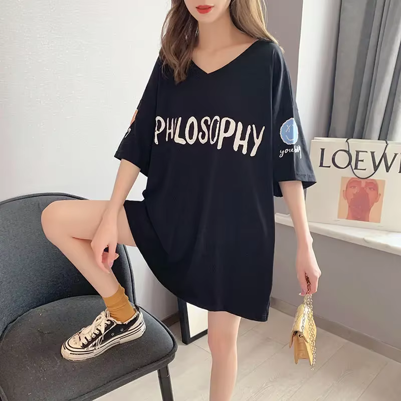 T-shirt Baggy Sexy pour Femme
