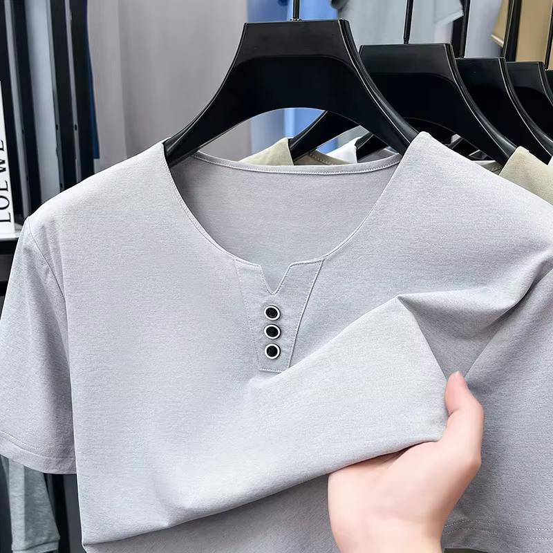 Chemise Henley pour homme