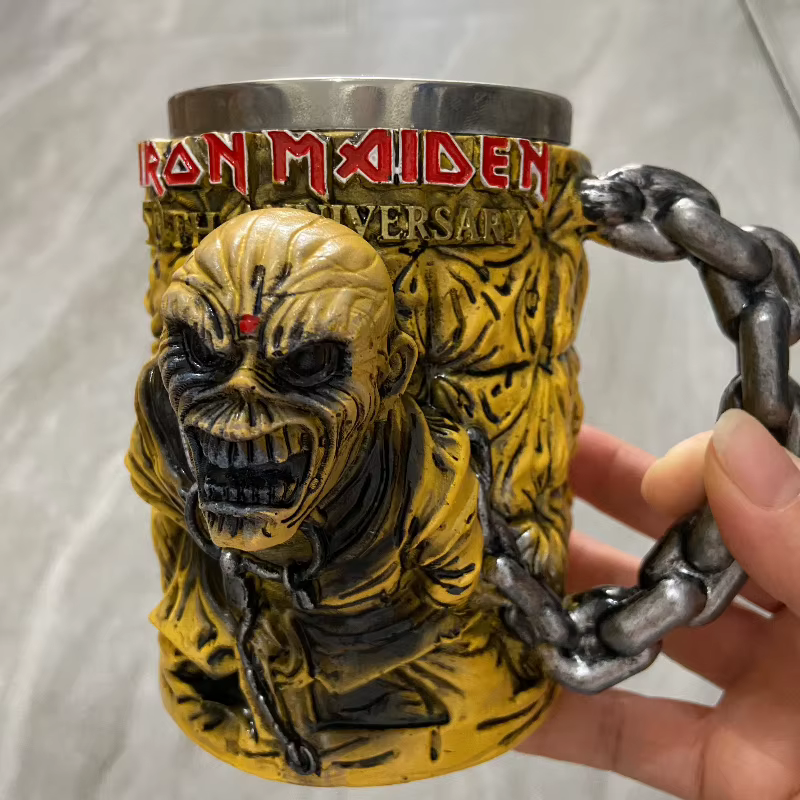 Iron Maiden 50e bande modèle périphérique tasse