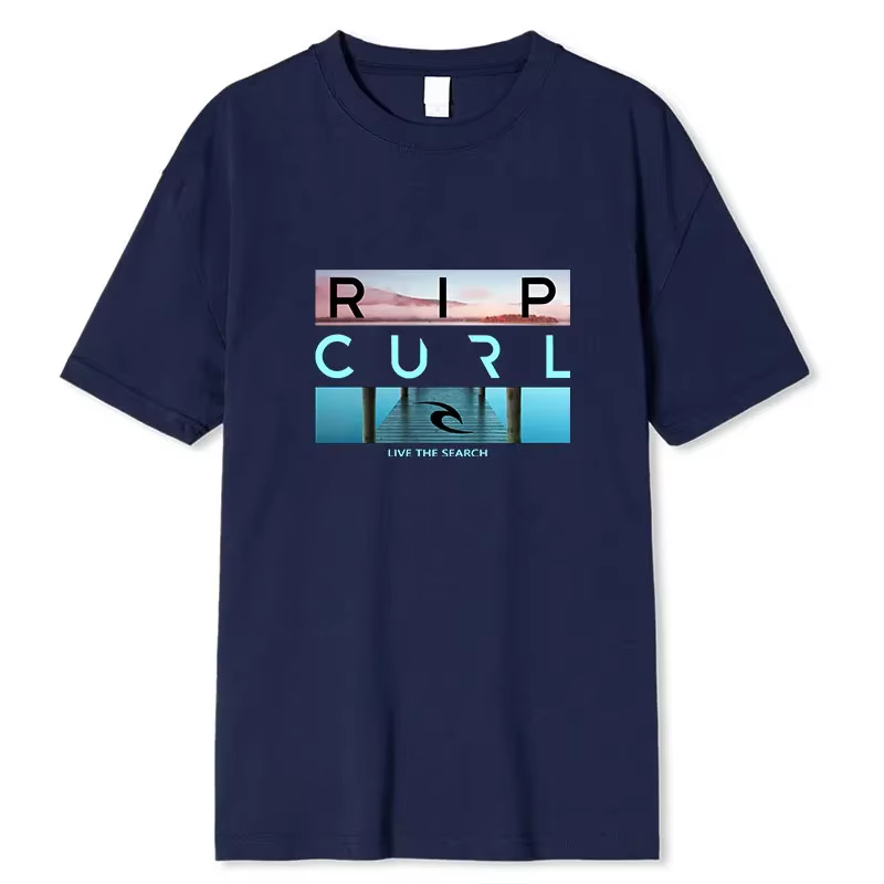 T-shirt Rip Livethe Search Beauty Curl pour hommes