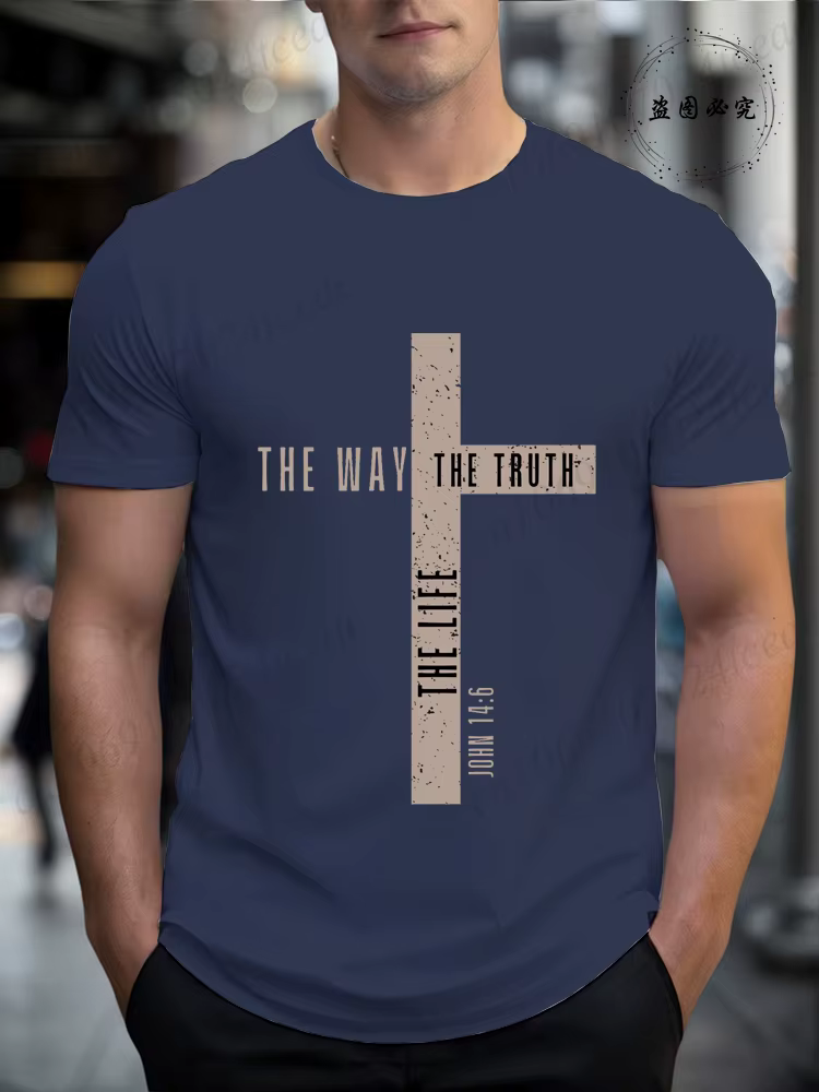 T-shirts pour hommes « Jésus est roi »