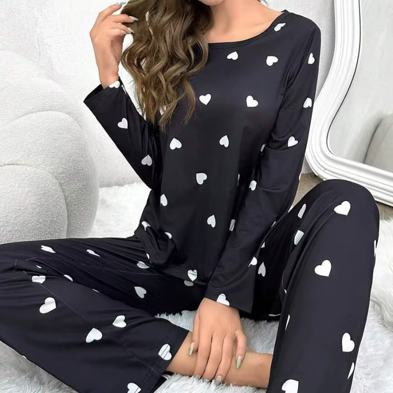Ensemble de pyjamas College d'amour pour femmes