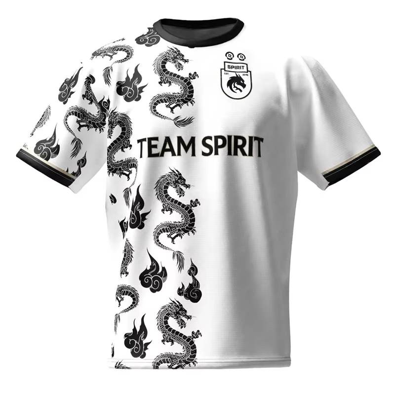 T-shirt en jersey Team Spirit avec nom personnalisé