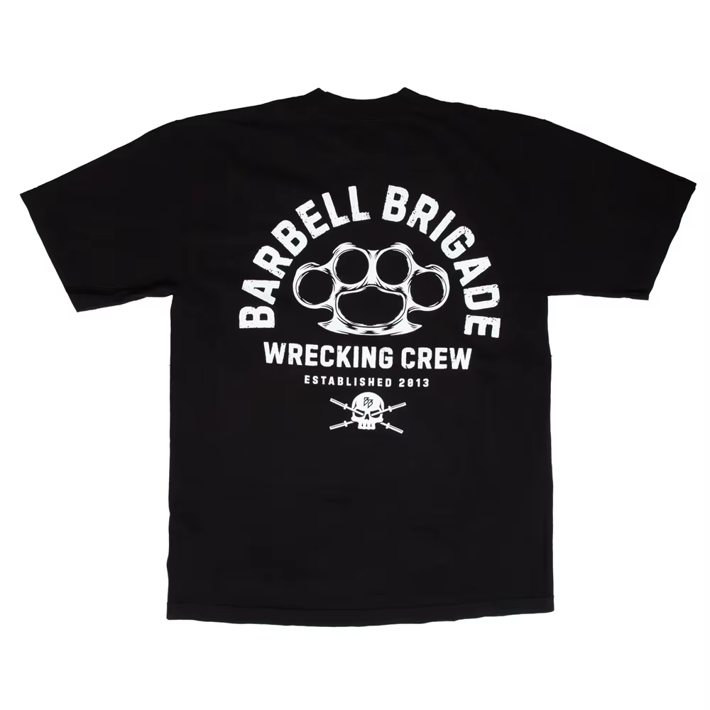 Barbell Brigade 2025 T-Shirt de gymnastique d'été pour hommes en coton à manches courtes musculation Fitness entraînement musculaire t-shirts vêtements de sport à la mode