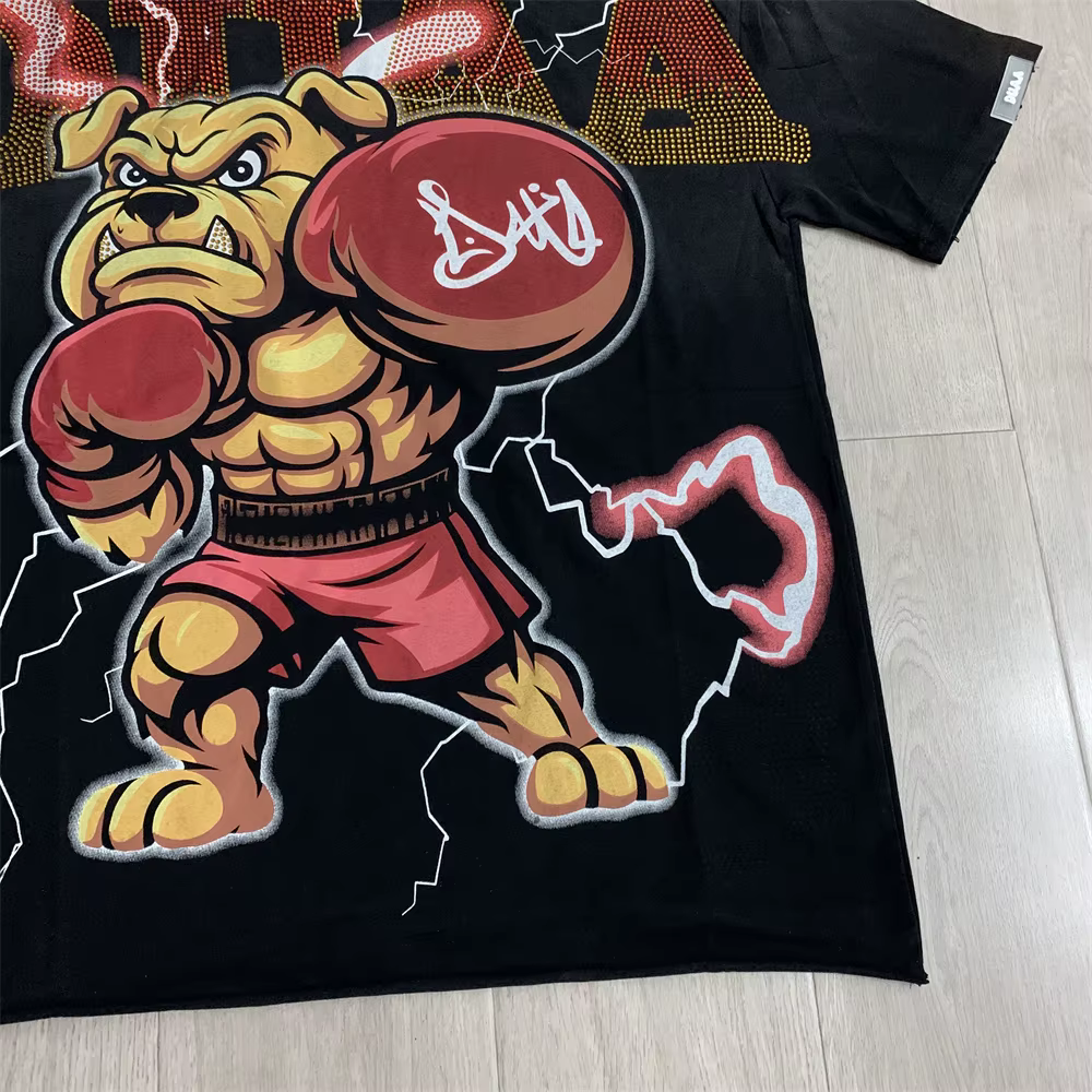 T-shirt Streetwear Tendance Duaa à Manches Courtes Homme Femme