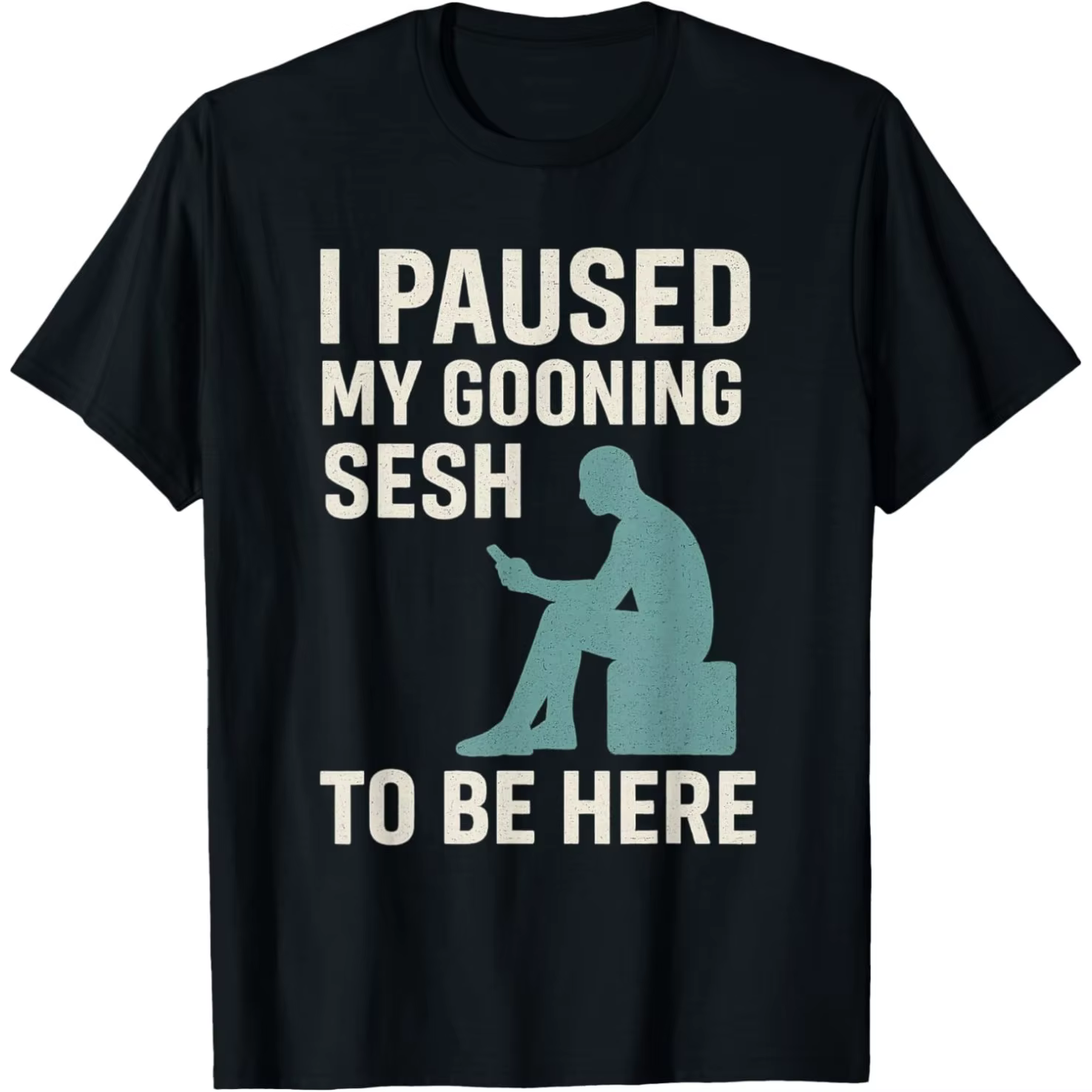 Drôle Goon Meme je suis mis mon Gooning pour être ici t-shirts hommes coton Humor Streetwear t-shirt à manches courtes unisexe vêtements amples