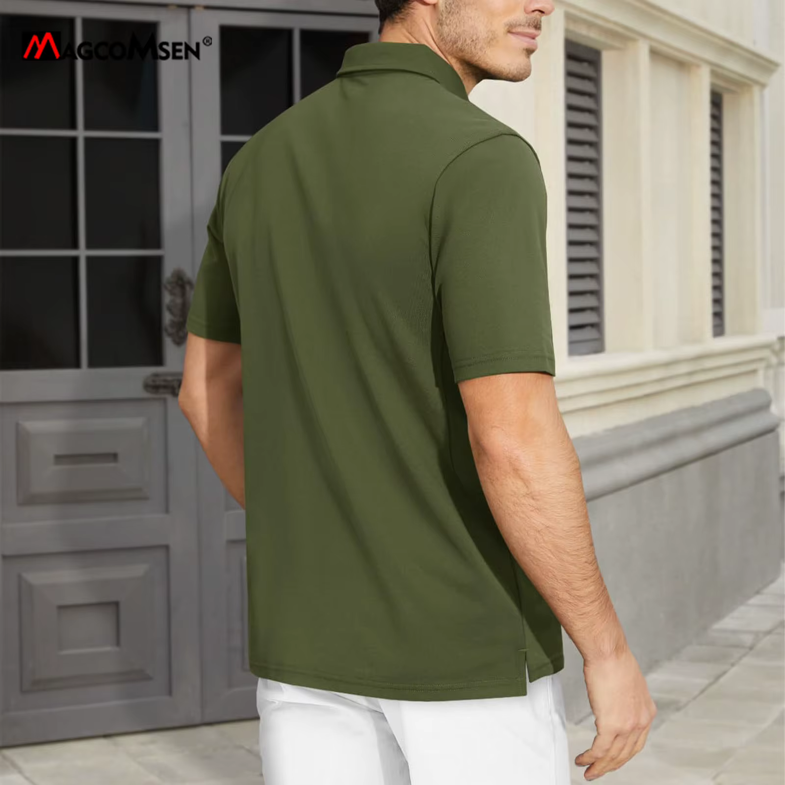 MAGCOMSEN Polo rafraîchissant pour homme