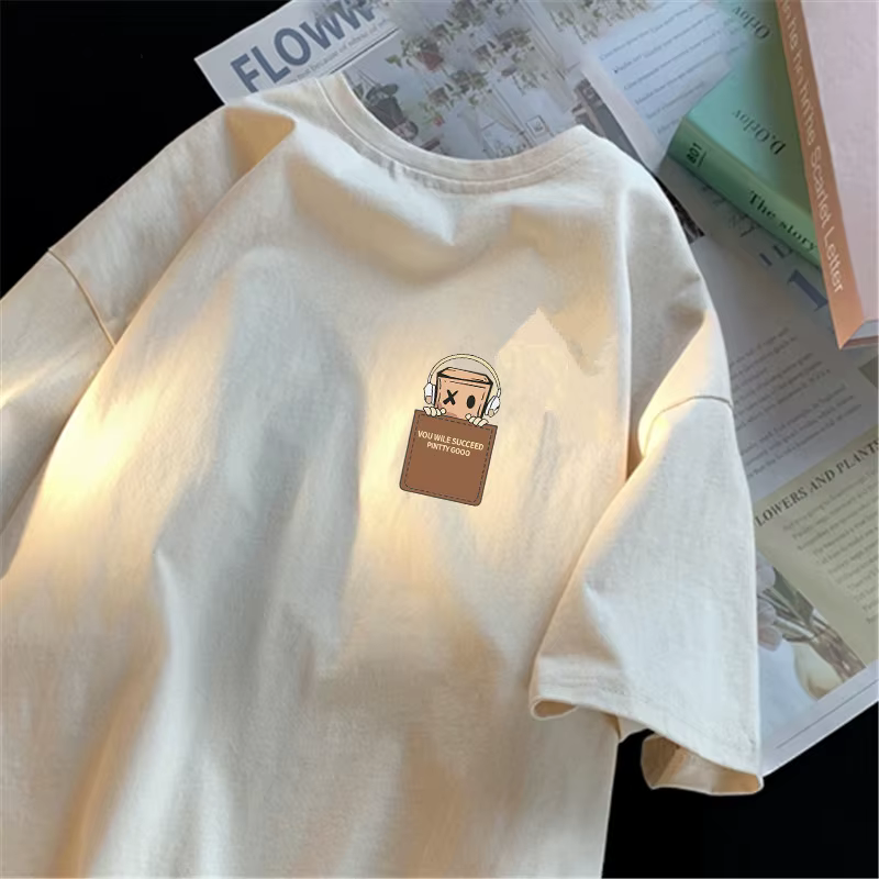 T-shirt en coton imprimé pour homme