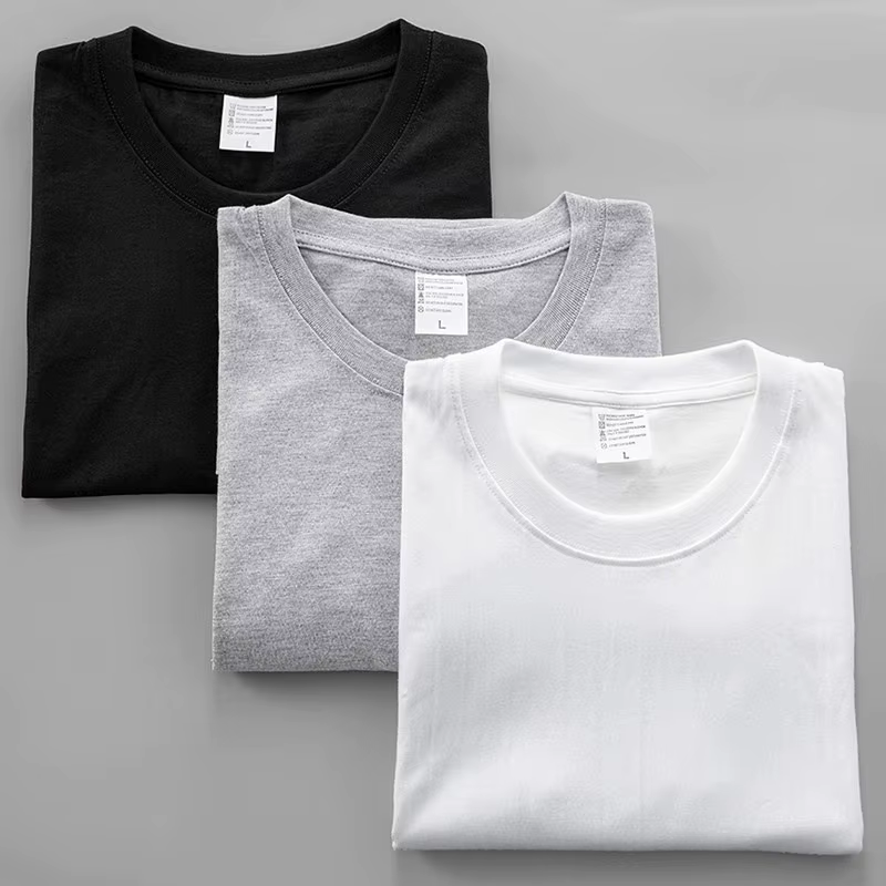 T-shirt en coton noir pour homme