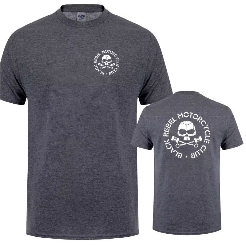 Black Rebel Motorcycle Club T Shirt pour hommes d'été Cool Cotton Short Sleeve MC