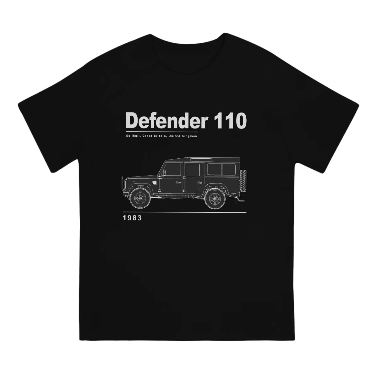 T-shirt de base à col rond pour hommes