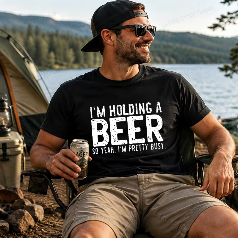 T-shirt graphique pour les amateurs de bière